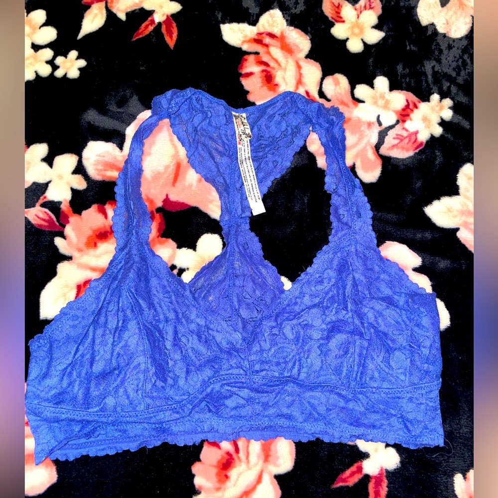 Free People Blue Floral Bralette 💙